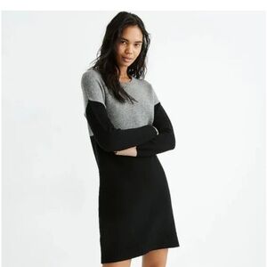 Madewell Colorblock Sweater Dress